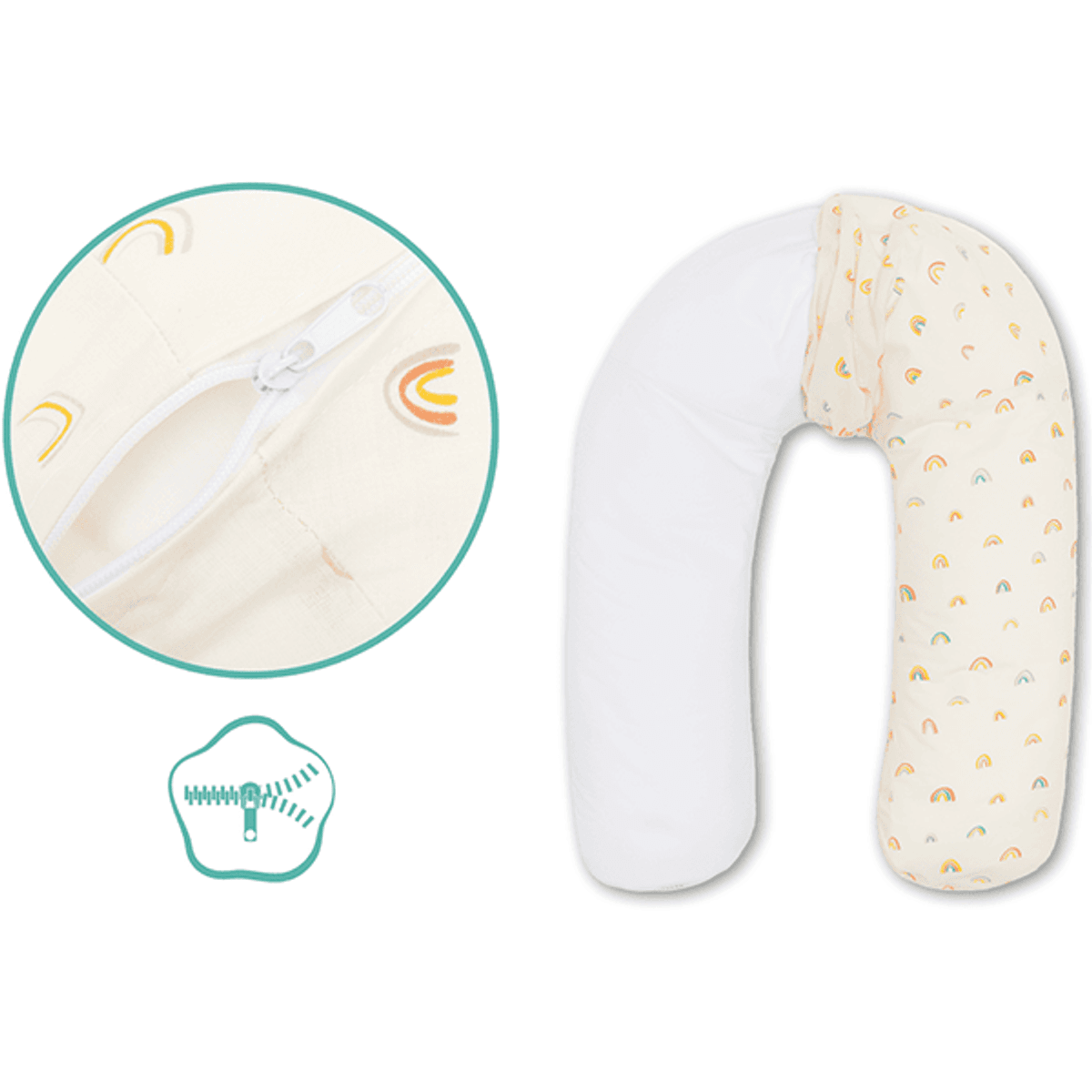Fillikid | Gravid & Ammepute 190 cm | Rainbows Beige