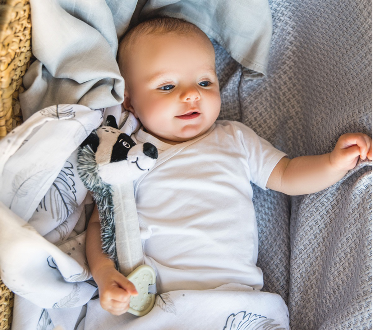 Babyono | Helseteppe | Bambus | Grå