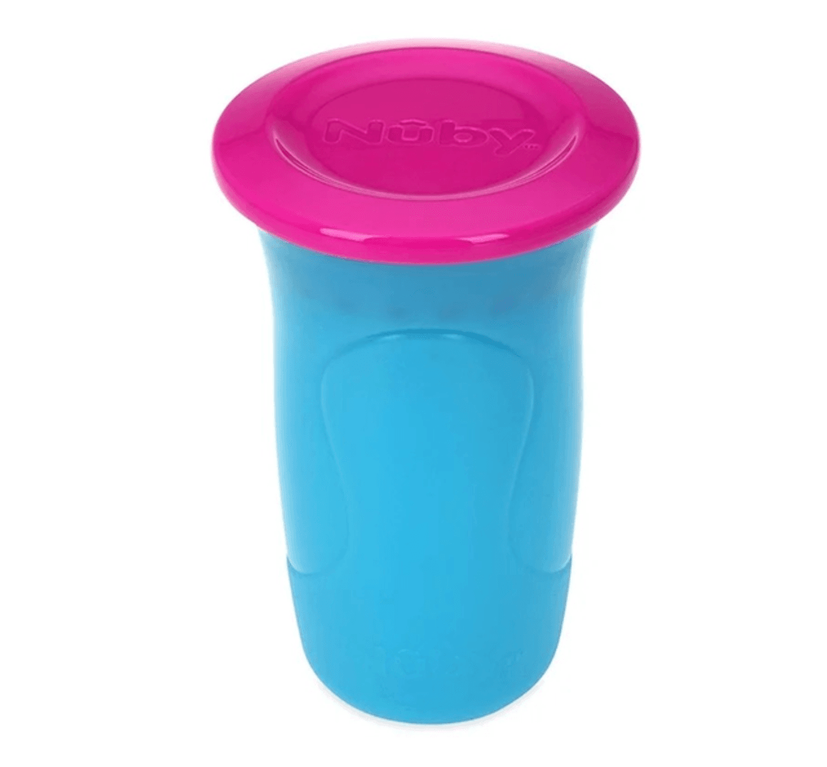 Nûby | No-Spill™ 360˚ Wonder Cup™ | 300ml | Aqua/Pink