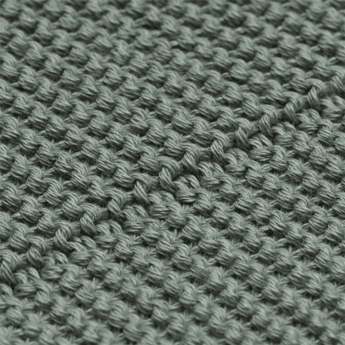 Fillikid | Strikket babyteppe | 80 x 100 cm | Green
