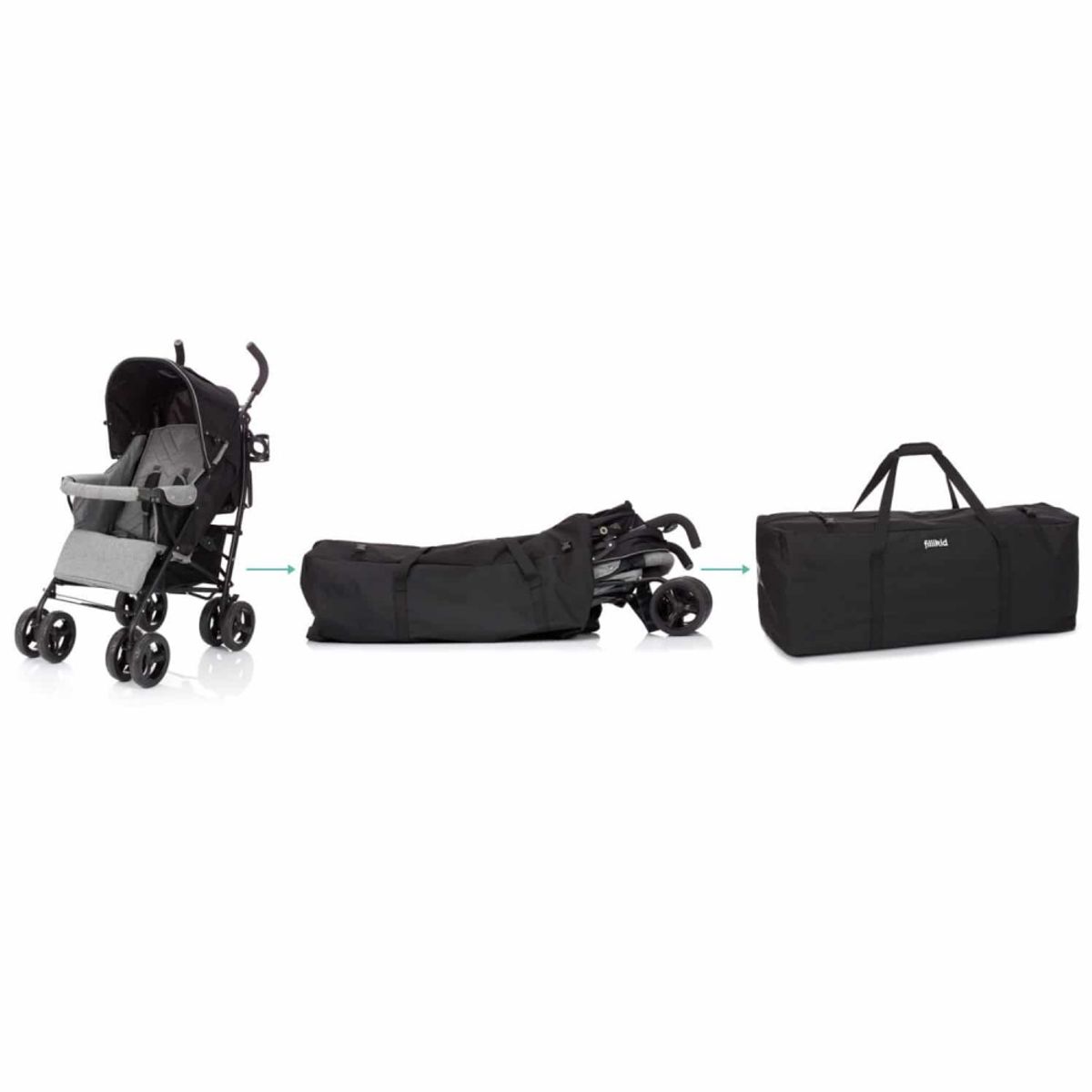 Fillikid | Transport bag Trille | Sort