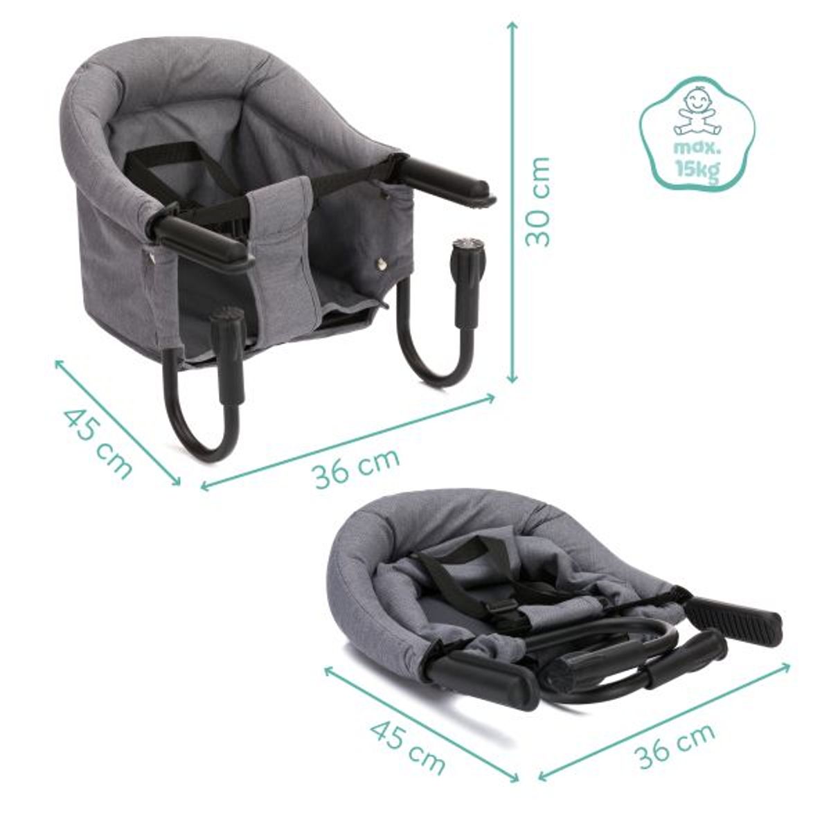 Fillikid | Comfort Stol på bord| Grå