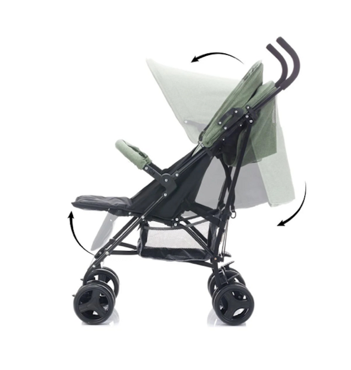 Fillikid | Sprinter Paraplytrille | Black/Green