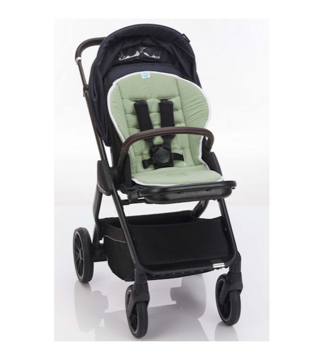Fillikid | Sitteunderlag for Vogn | Muslin Salbei