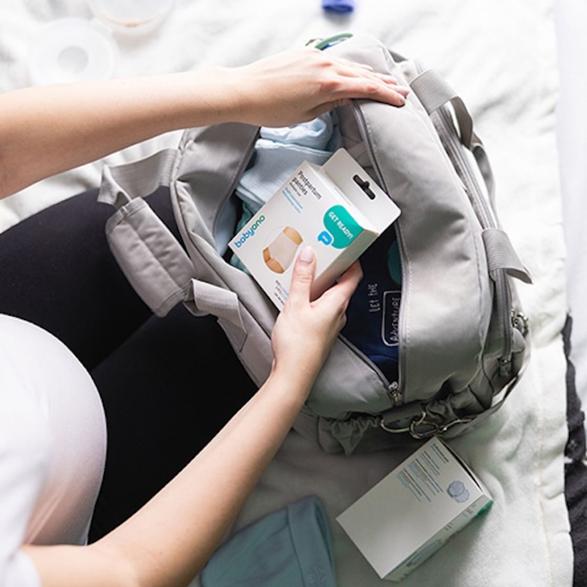 Babyono | Travel Bag for Mor | Grå