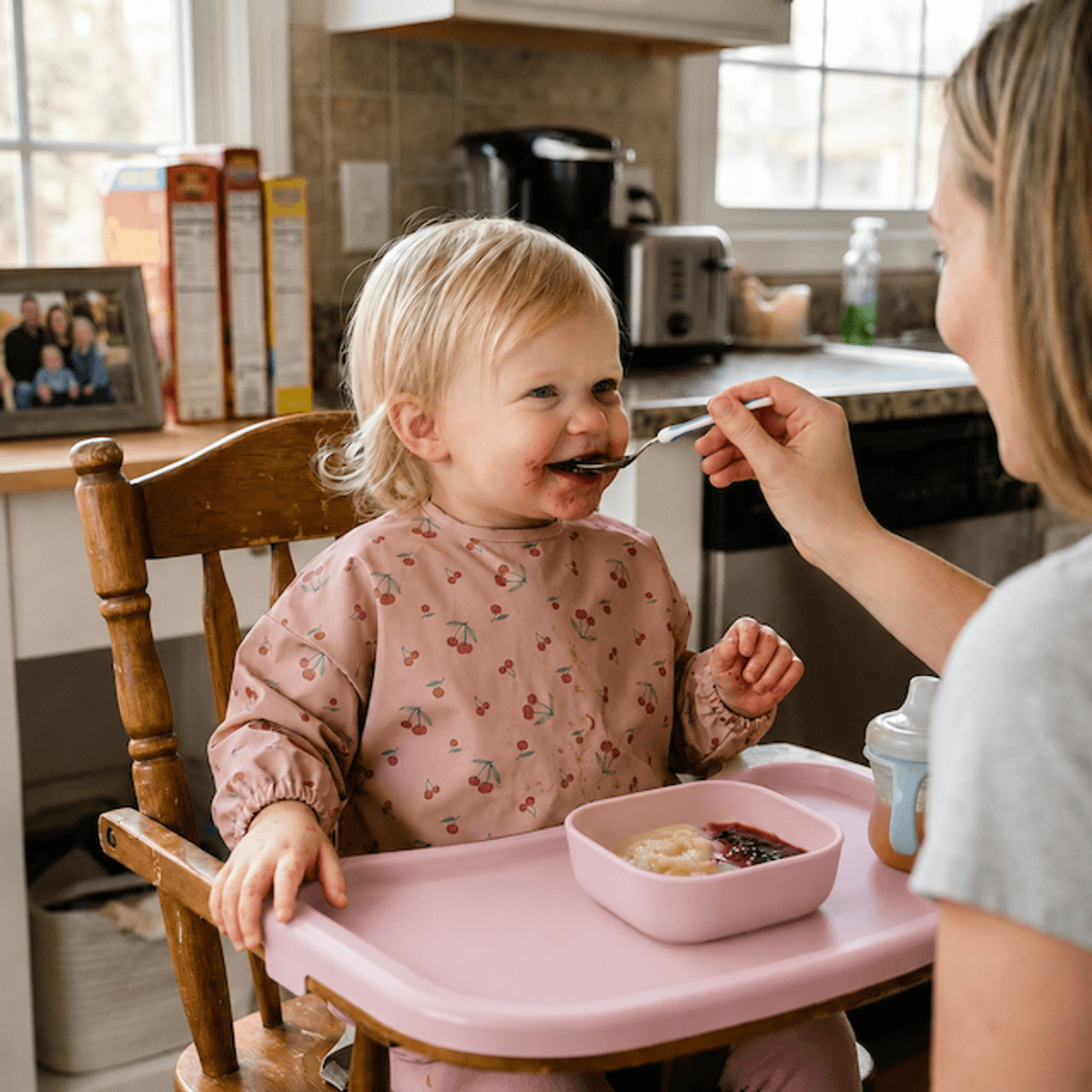 Troller Kids | Silikon Tallerken Sett | Rosa