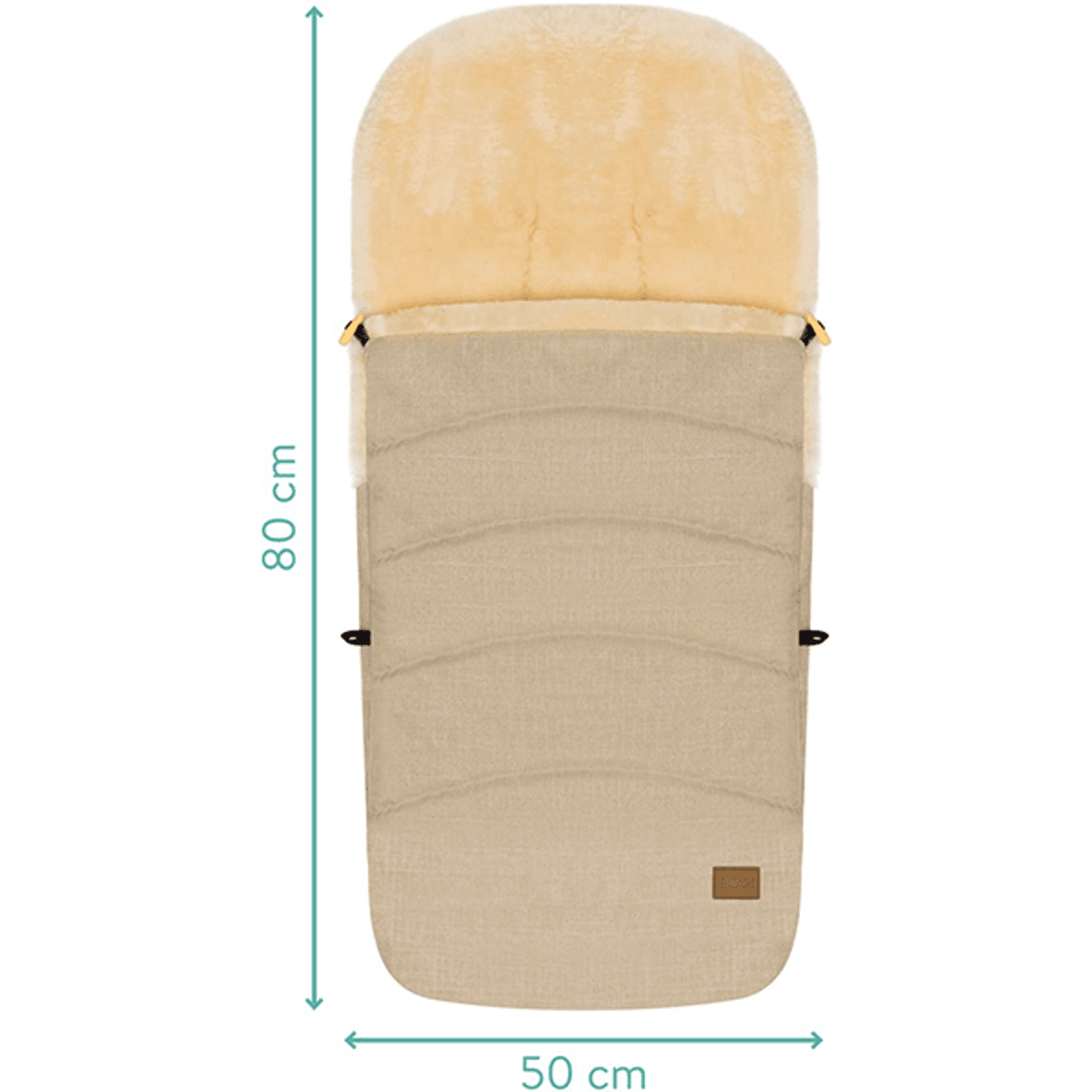Fillikid | Davos Lammeskinnspose | Beige