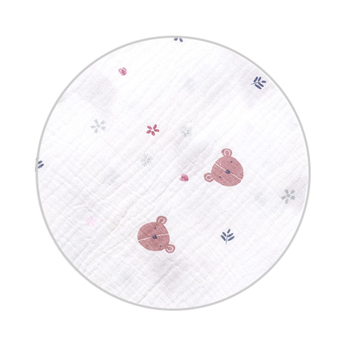 Babyono | Muslinkluter baby – ekstra myke 3pk | Grå