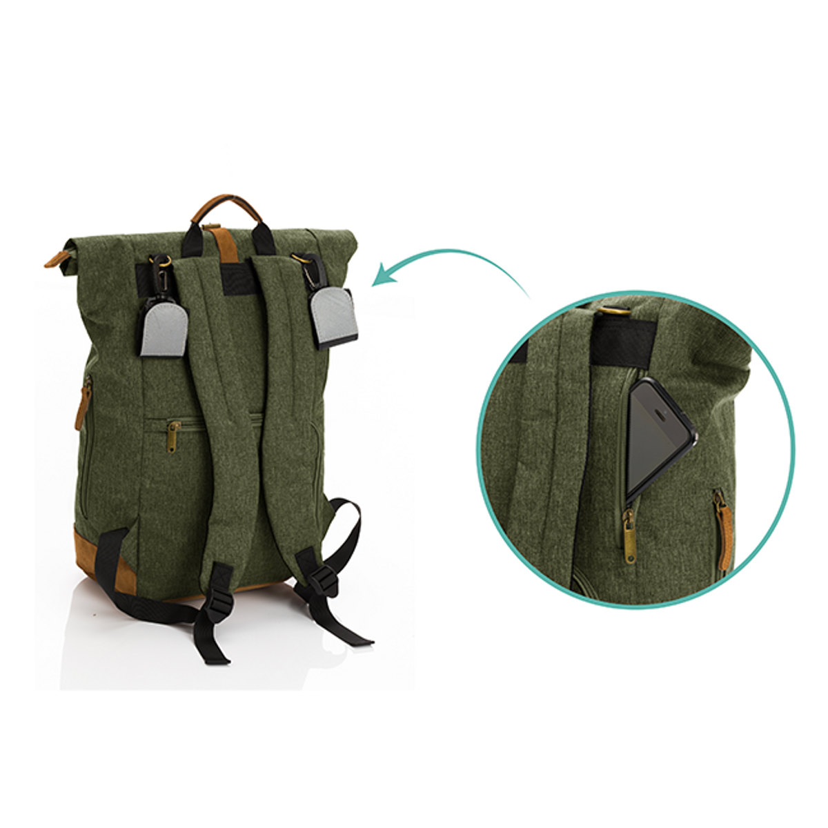 Fillikid | Stellesekk Berlin | Darkgreen Melange