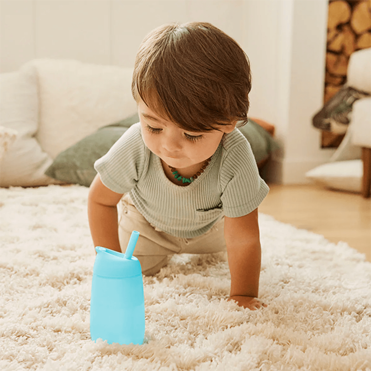Munchkin | Simple Clean Straw Cup 295 ml | 12mnd+ | Light Blue