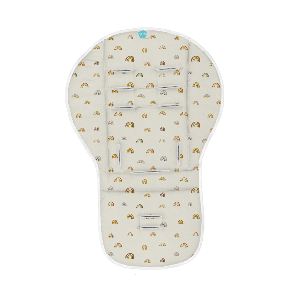 Fillikid | Sitteunderlag for Vogn | Rainbows Beige