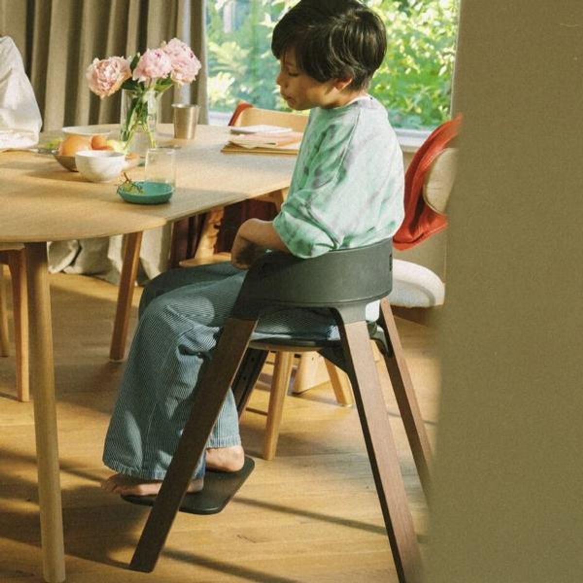 Stokke | Steps Spisestol Black / Warm Brown