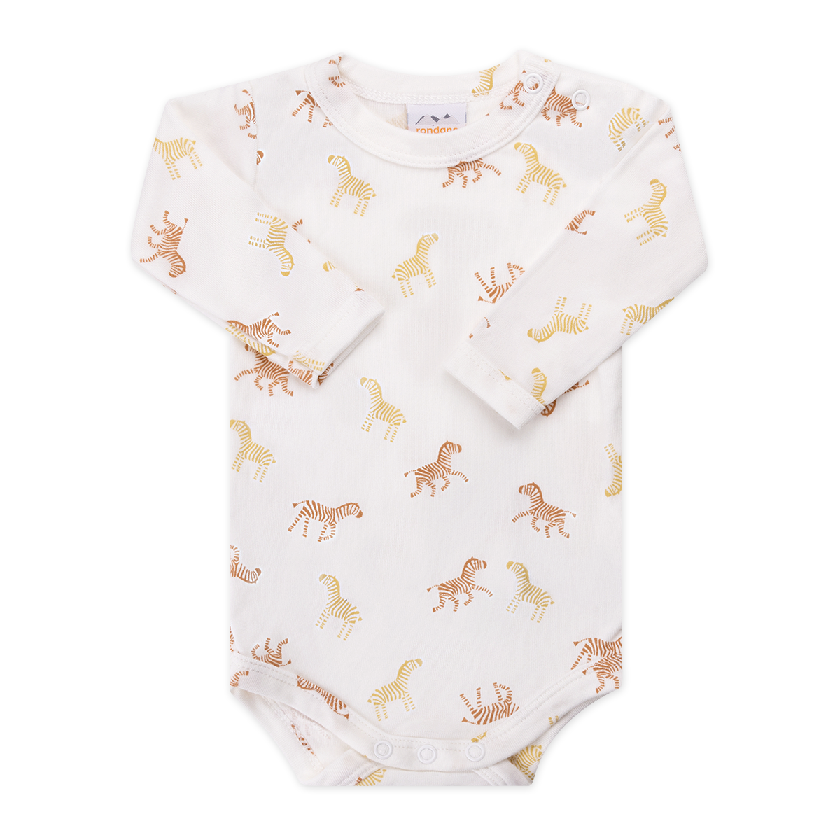Rondane | Body | Langermet | Bambus | White Zebraprint