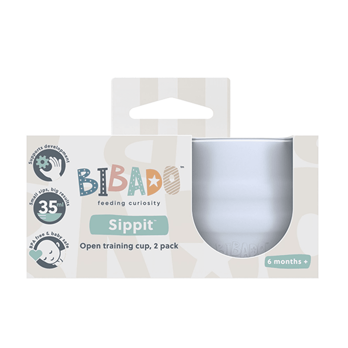Bibado | Sippit™ Silikon Kopp | 2 pk. | Mist 